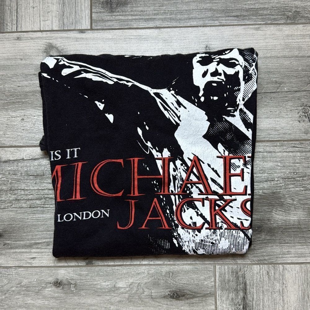 Hanes Heavyweight Mens Michael Jackson The Scream Short Sleeve T-Shirt Large